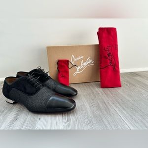 Christian Louboutin Greggo Cap Toe Oxford Black 44 / 11